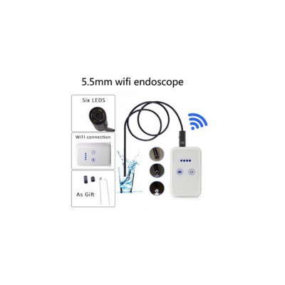 5.5mm New Arrival Wifi portable Endoscope led light source Inspection Camera Tube Waterproof Microscope Snake Inspection Boresco