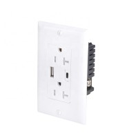 20A US Standard 2.1A Wall Socket Type-A Type C USB charge Power Adapter Outlets Universal Plug