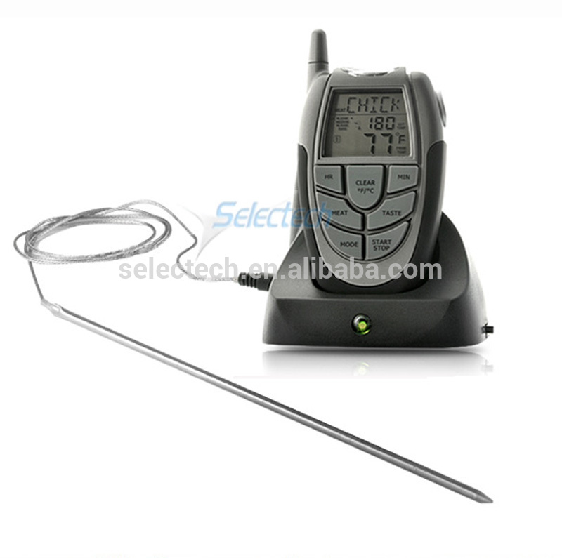 BBQ grill thermometer digital wireless remote cooking meat food thermometer for grilling